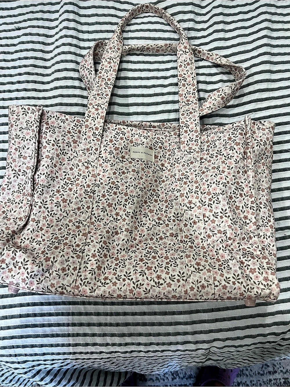 Poppy & Peonies Floral On The Go Tote